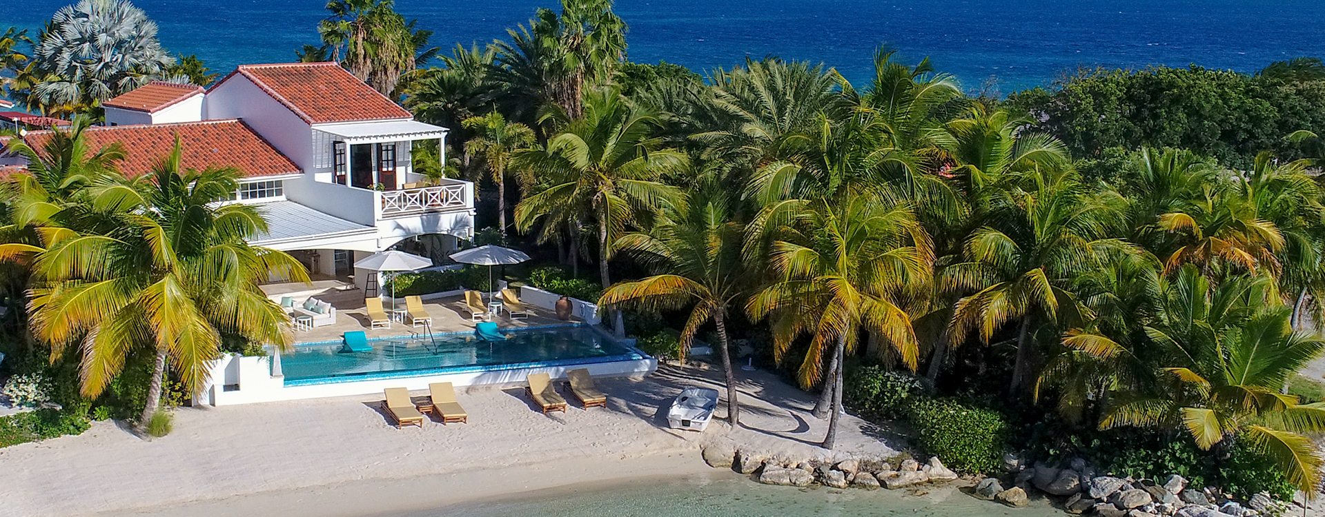 Sandy Cove bedroom Private Villa Jumby Bay Antigua