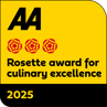 AA Rosette award for culinary excellence 2025